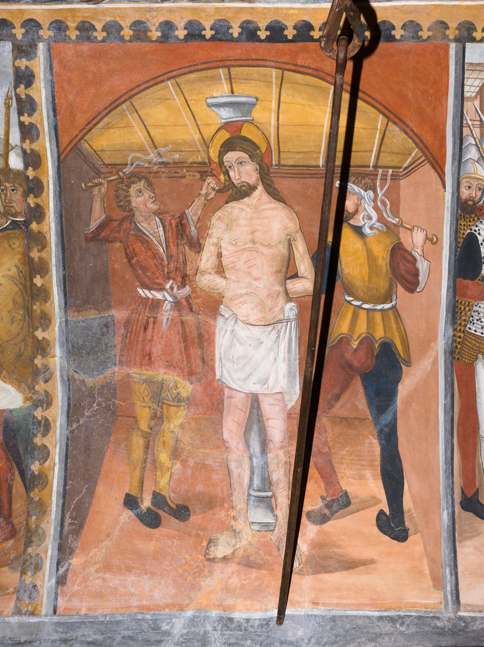 Příběhy Kristova utrpení: Bičovaný Ježíš od Giovanni di Cherasco Botoneri