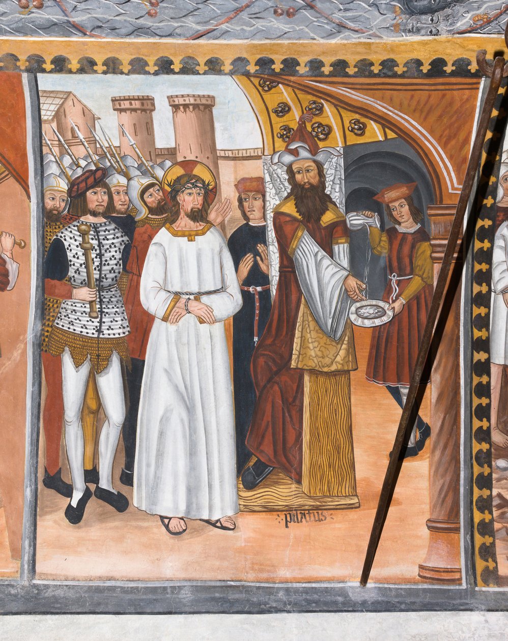 Příběhy Kristova utrpení: Pilát odsuzuje Ježíše a myje si ruce od Giovanni di Cherasco Botoneri