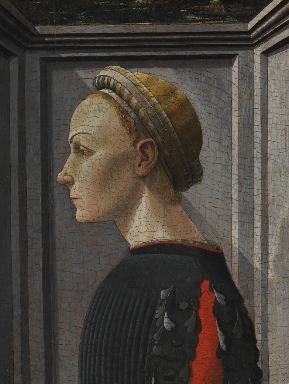 Portrét ženy. od Giovanni di Franco