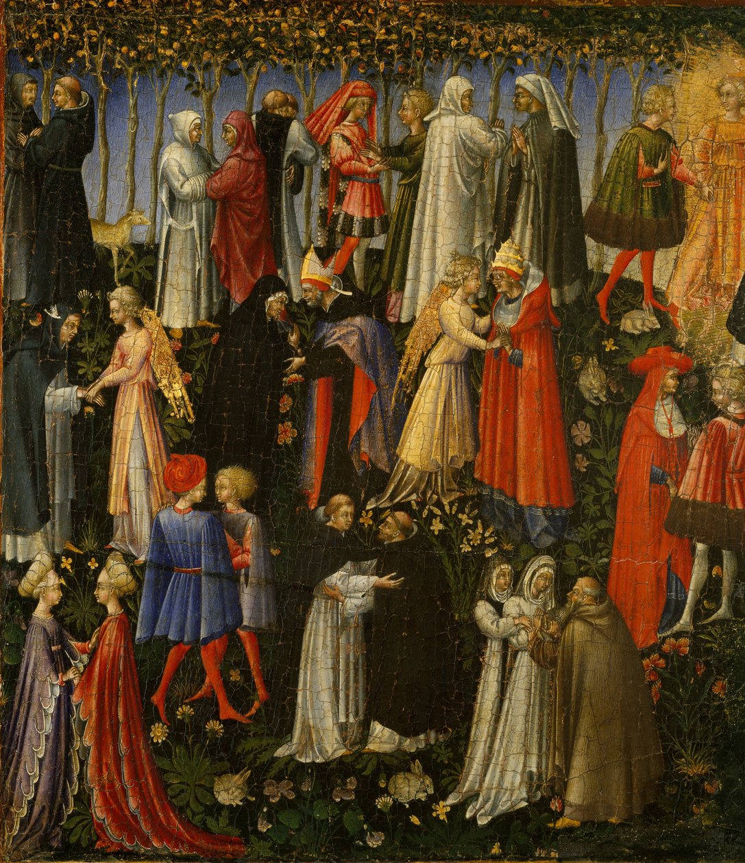 Ráj, 1445 od Giovanni di Paolo