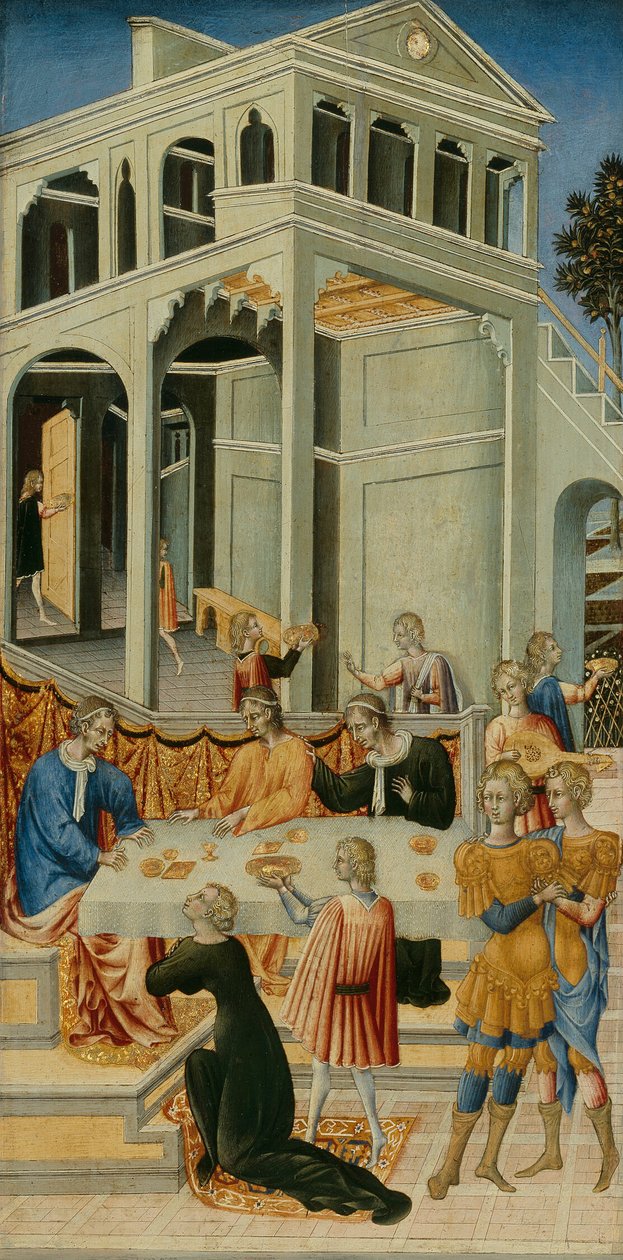 Salome žádá Heroda o hlavu svatého Jana Křtitele od Giovanni di Paolo