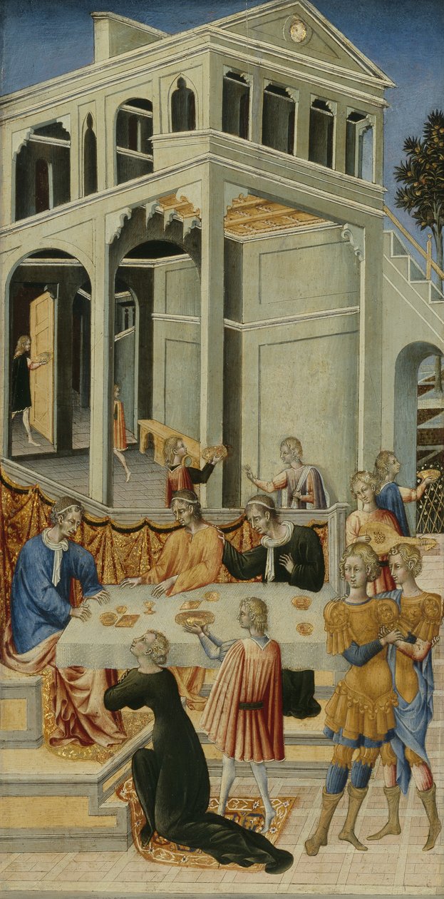 Salome žádá Heroda o hlavu svatého Jana Křtitele od Giovanni di Paolo