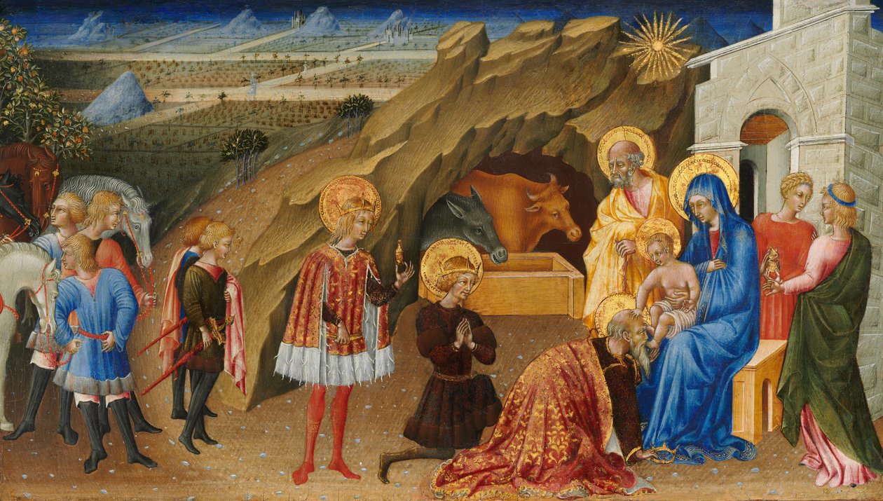 Klanění tří králů, c. 1450. od Giovanni di Paolo