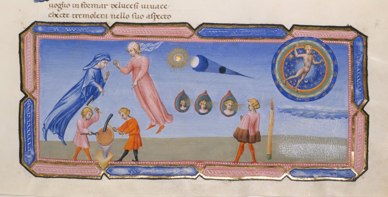 Měsíční nebe od Giovanni di Paolo