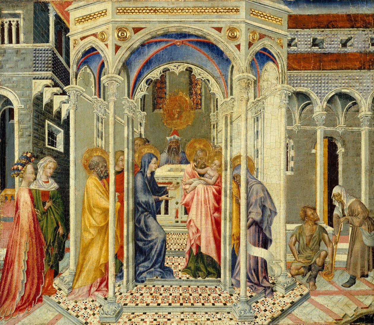 Představení Krista v chrámu, c.1435 od Giovanni di Paolo di Grazia