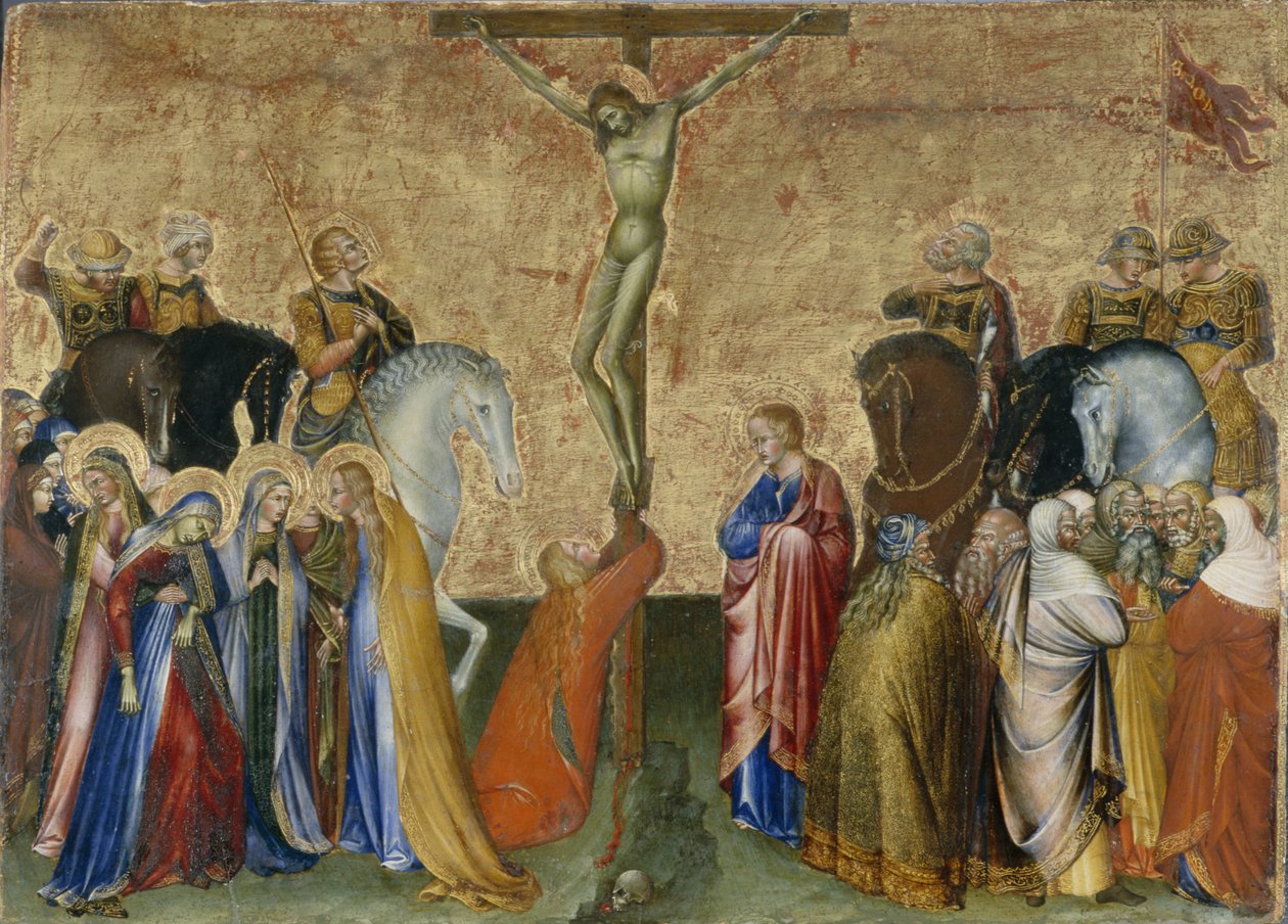 Ukřižování Krista, kolem roku 1426 (tempera na topolovém dřevě) od Giovanni di Paolo di Grazia