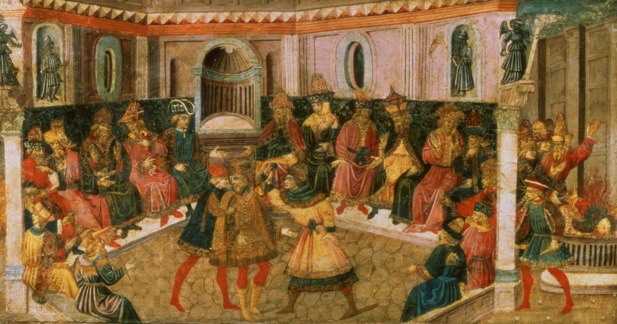 Smrt Julia Caesara, kolem 1446–1450 (panel) od Giovanni di Tommaso Angelo