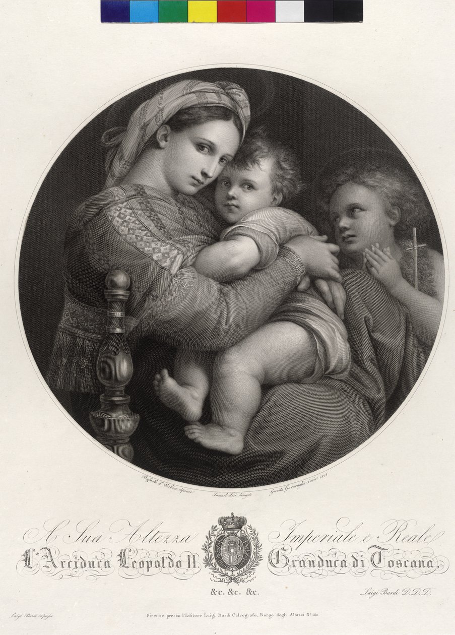 Marie s dítětem - Madonna della Sedia od Giovita Garavaglia