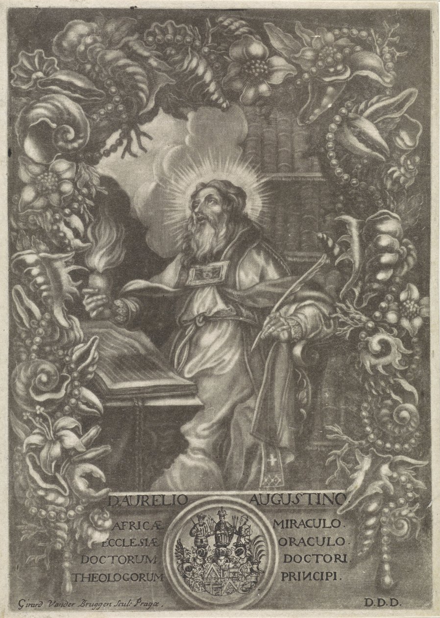 Portret van H. Augustinus od Girard van der Bruggen