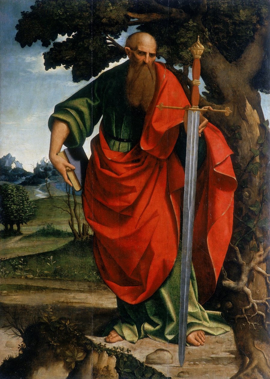 Svatý Pavel, kolem 1500-24 od Girolamo Alibrando