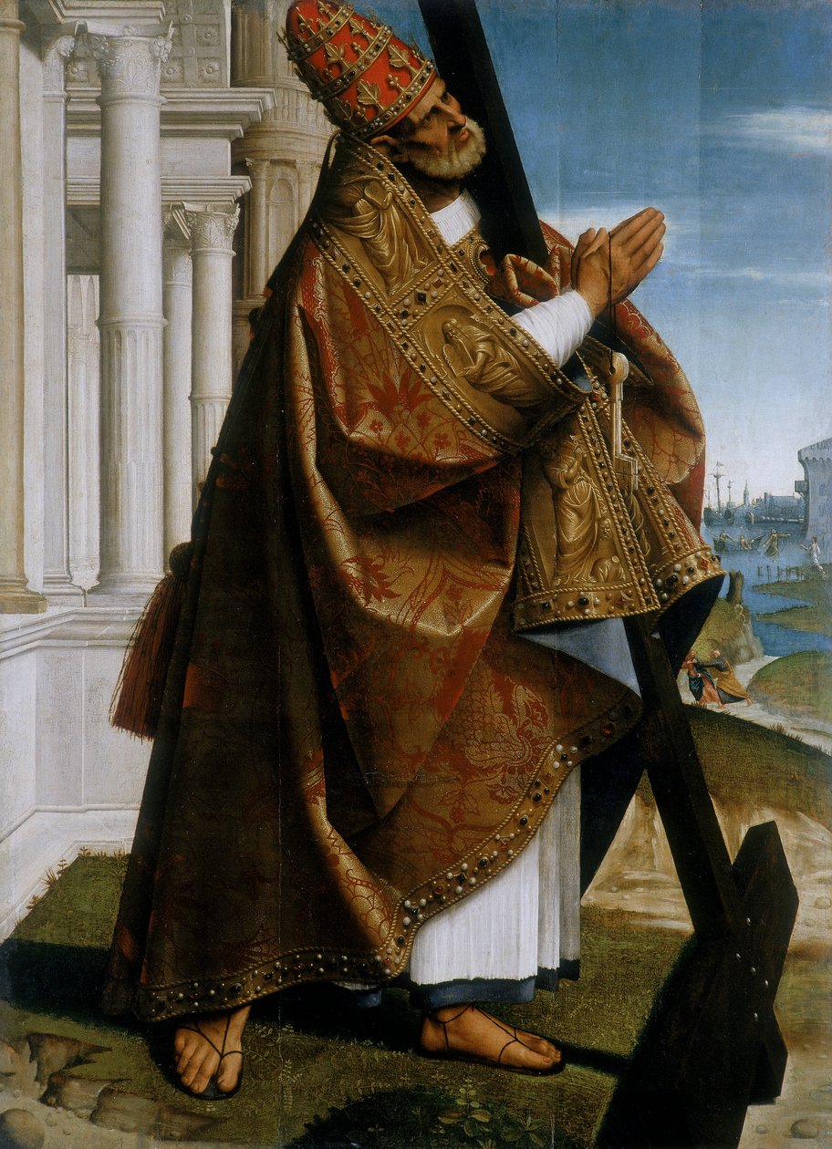 Svatý Petr, kolem 1500-24 od Girolamo Alibrando