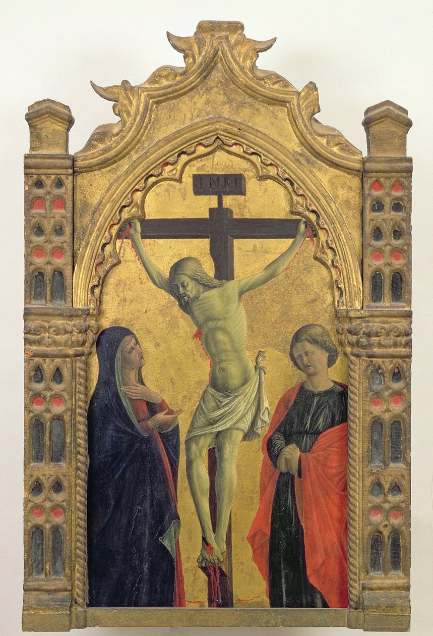 Ukřižování (tempera na panelu) od Girolamo Giovanni
