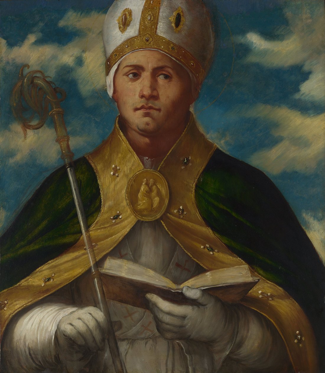 Svatý Gaudioso od Girolamo Romanino