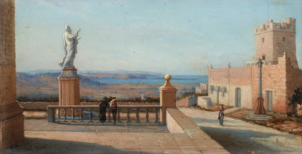 Girolamo Gianni, Pohled na Maltu 1875 od Girolamo Gianni