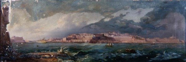 Grand Harbour, Valletta od Girolamo Gianni