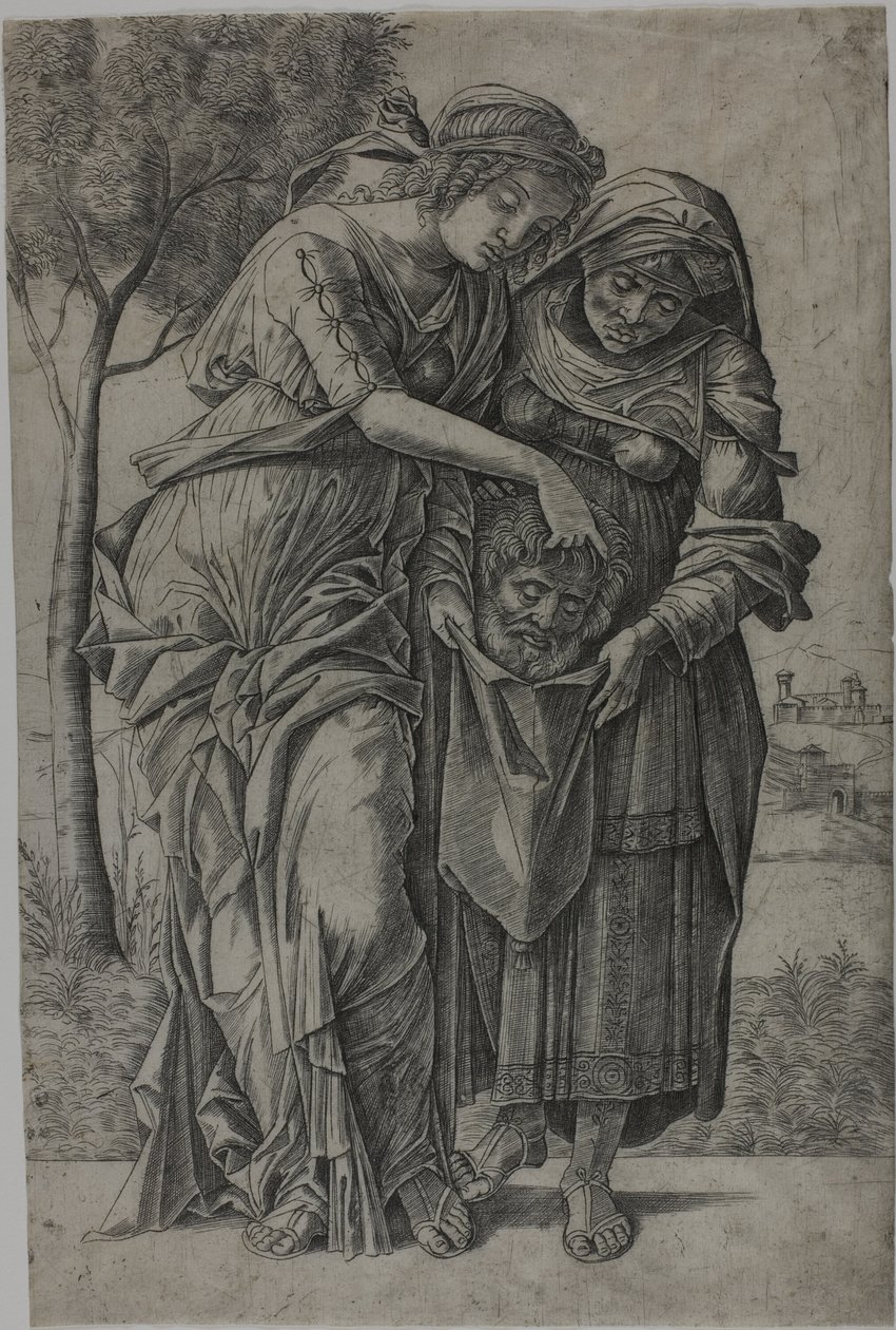 Judith s hlavou Holoferna od Girolamo Mocetto