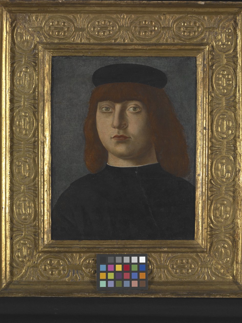 Portrét muže (olej na dřevě) od Girolamo Mocetto