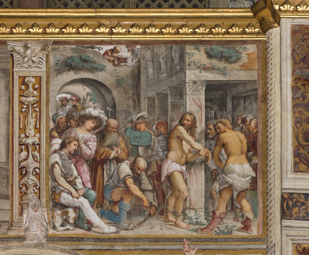 Central Ave, Fifth South Span, Flagellation of Christ, Girolamo Romanino od Girolamo Romanino