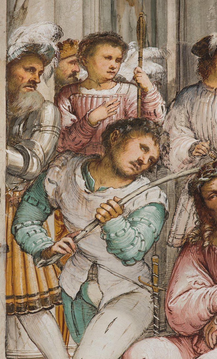 Central Nave, Fourth South Span, Coronation of Thorns, Girolamo Romanino od Girolamo Romanino
