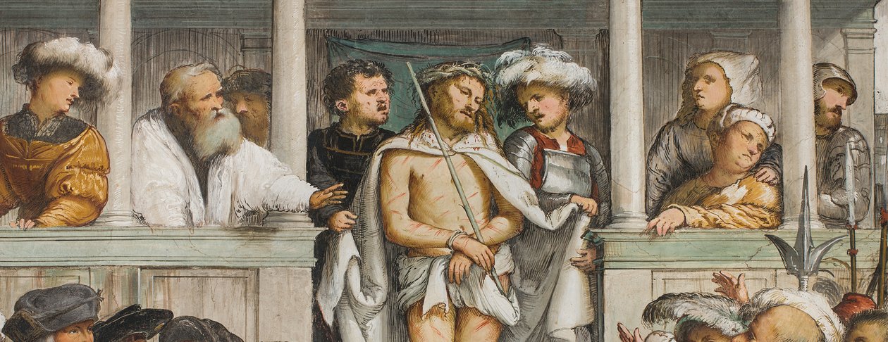 Central Nave, Fourth South Span, Ecce Homo, Girolamo Romanino od Girolamo Romanino