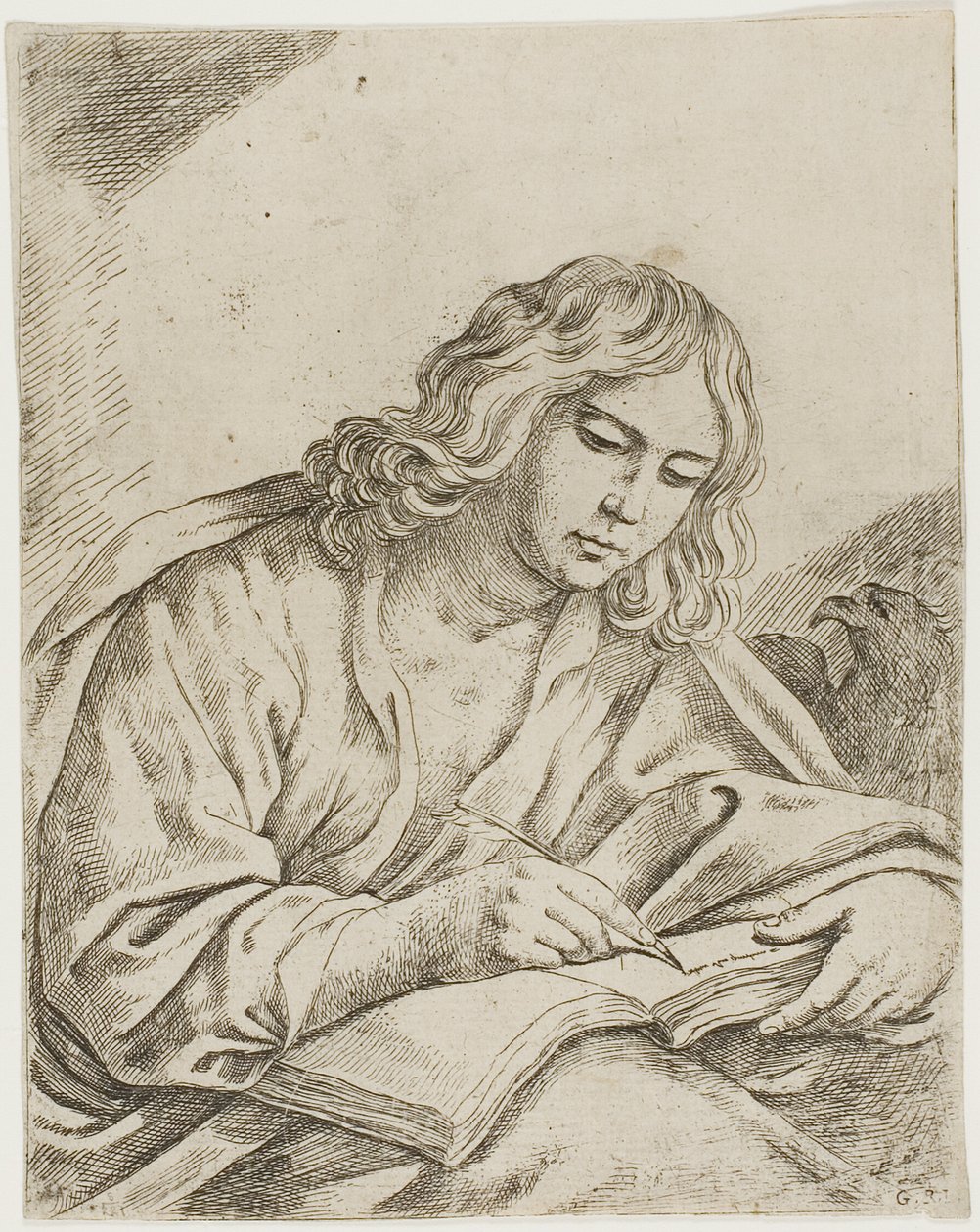 Svatý Jan Evangelista od Girolamo Scarselli