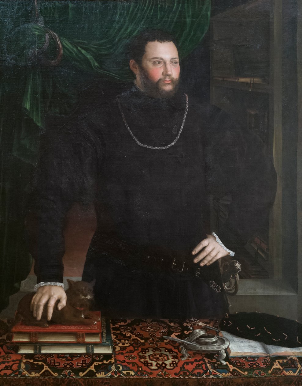 Herrasmiehen muotokuva od Girolamo da Carpi