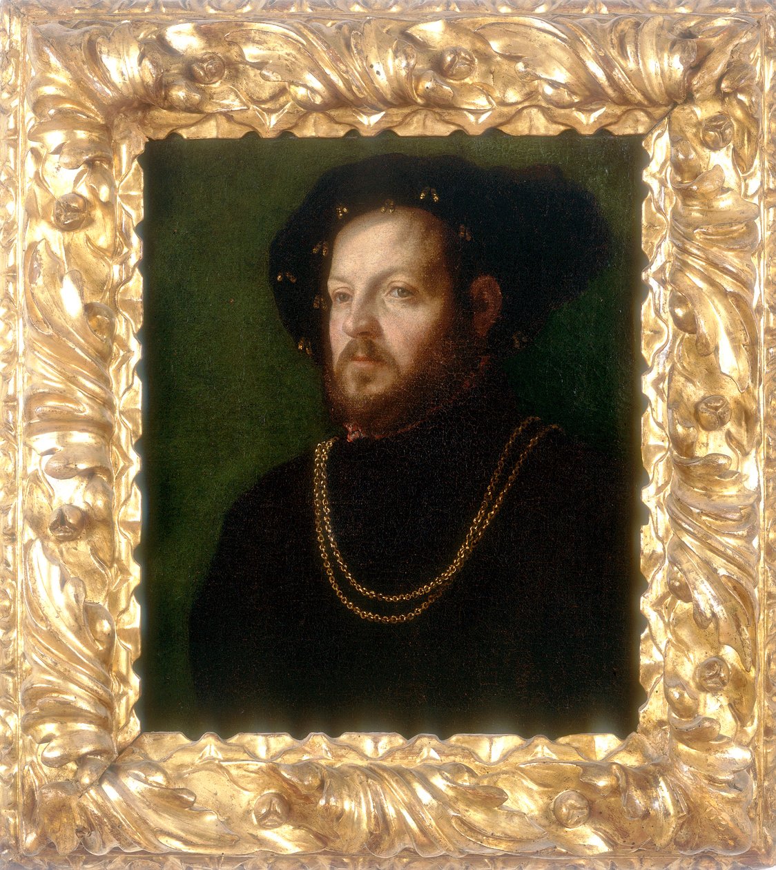 Portrét muže, dílo Girolamo da Carpi, konzervované v Galleria Estense v Modeně od Girolamo da Carpi