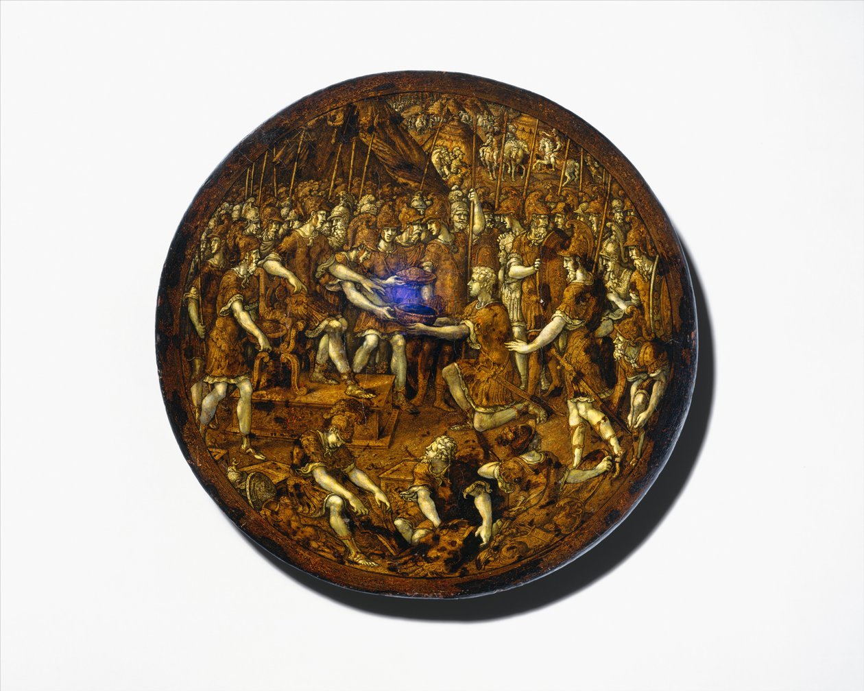 Štít, italsky, pravděpodobně Bologna, ca. 1535. od Girolamo da Treviso
