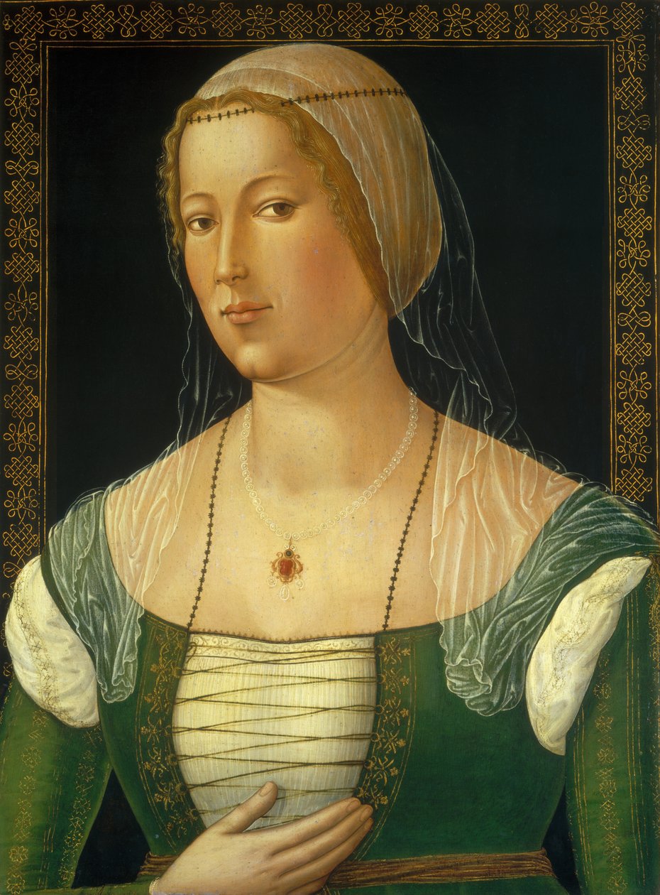 Portrét mladé ženy, c. 1508. od Girolamo di Benvenuto