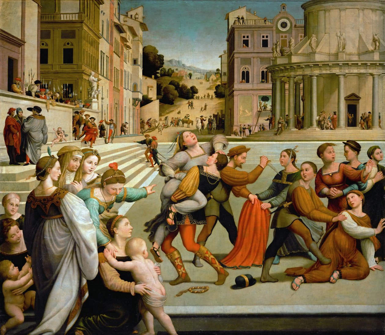 The Abduction of Dinah - Renaissance: The Abduction of Dinah od Bugiardini, Giuliano (1475-1554) od Giuliano Bugiardini