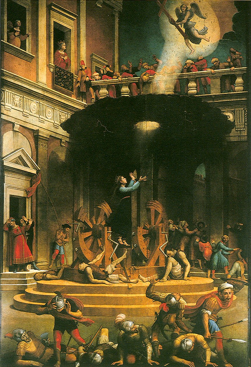 Umučení svaté Kateřiny Alexandrijské, 1530-1540 od Giuliano Bugiardini