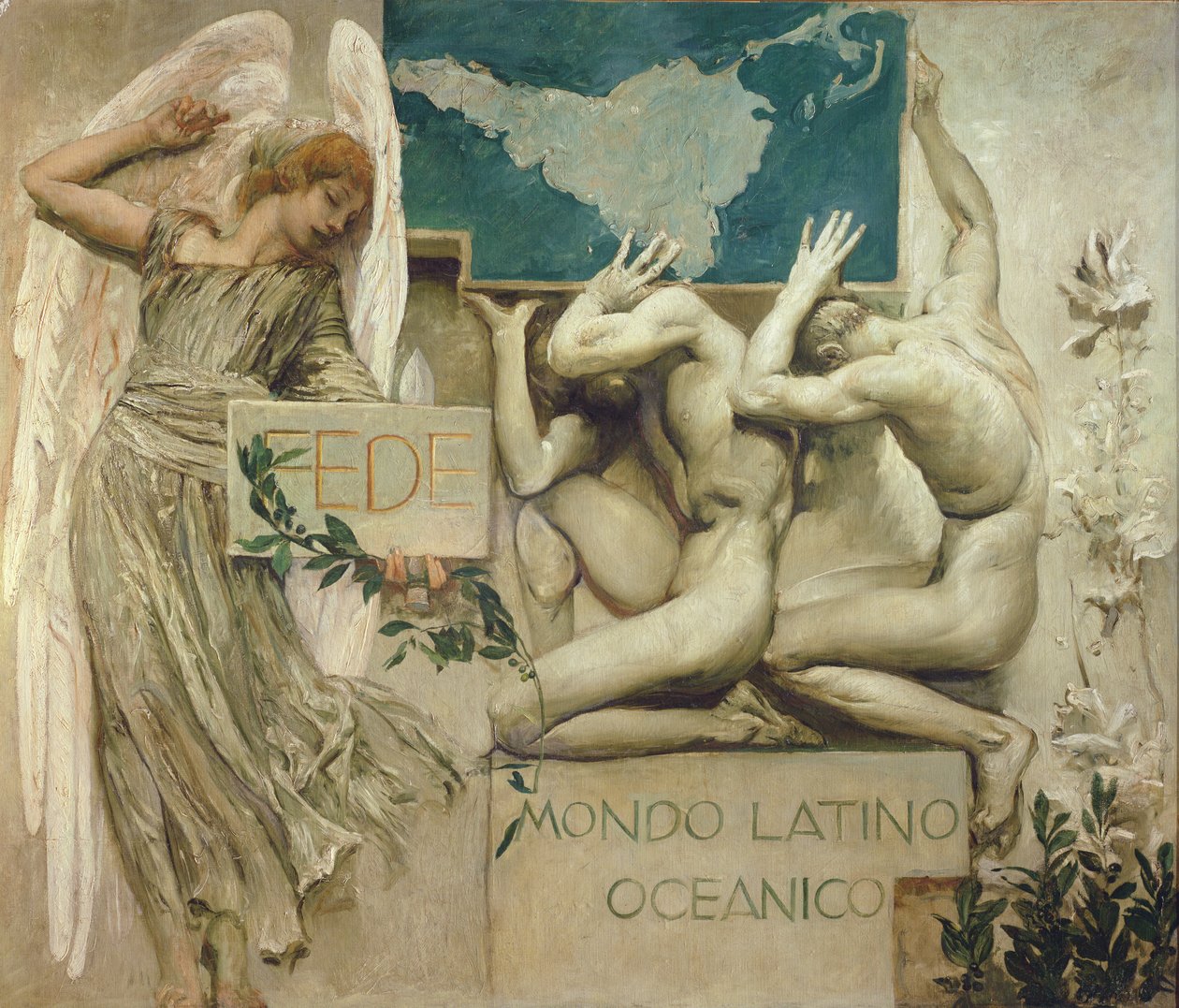 Víra, Latinský oceánský svět, 1904 od Giulio Aristide Sartorio