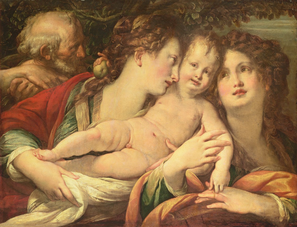 Mystická svatba sv. Kateřiny, kolem roku 1610 (panel) od Giulio Cesare Procaccini