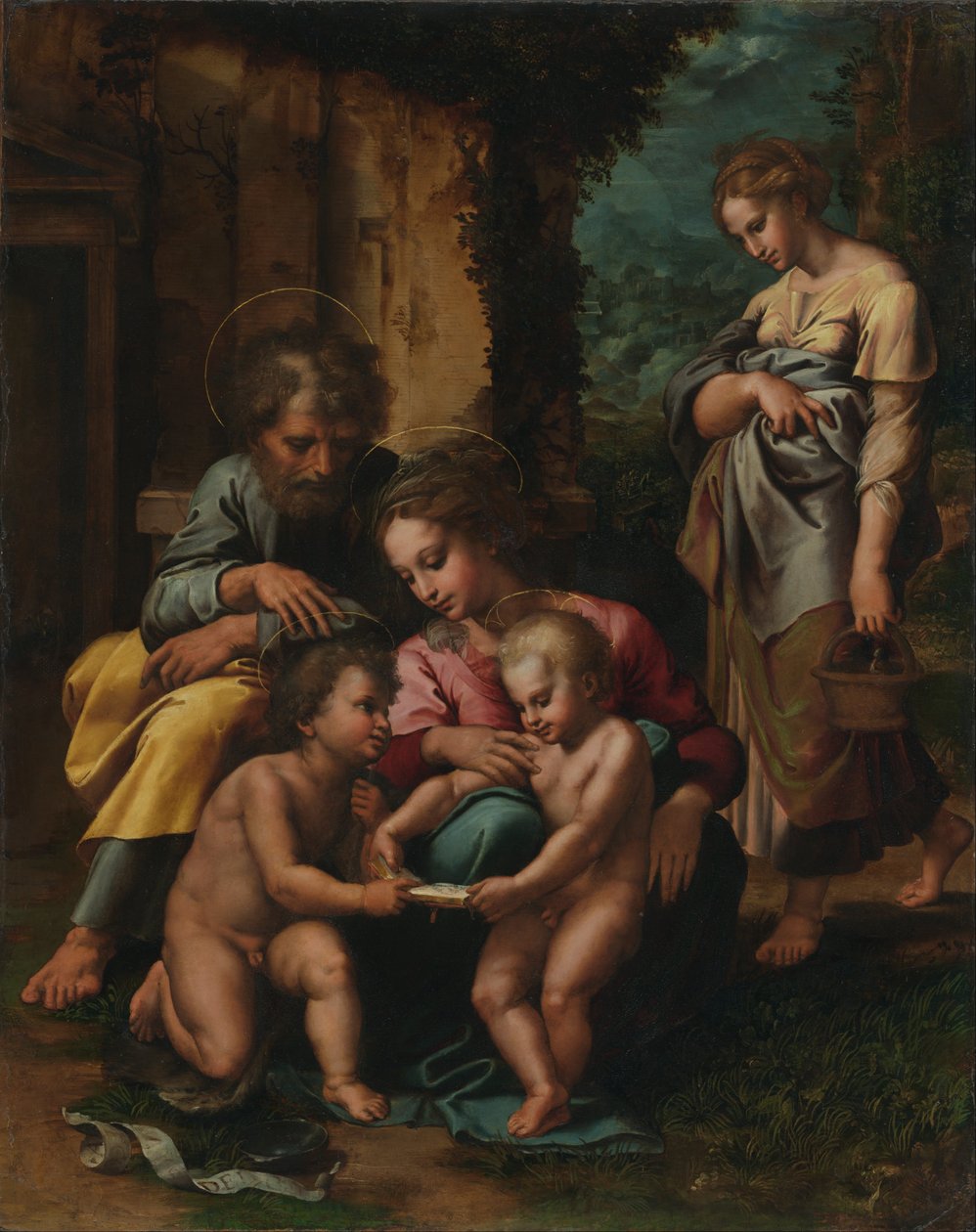 Svatá rodina od Giulio Romano