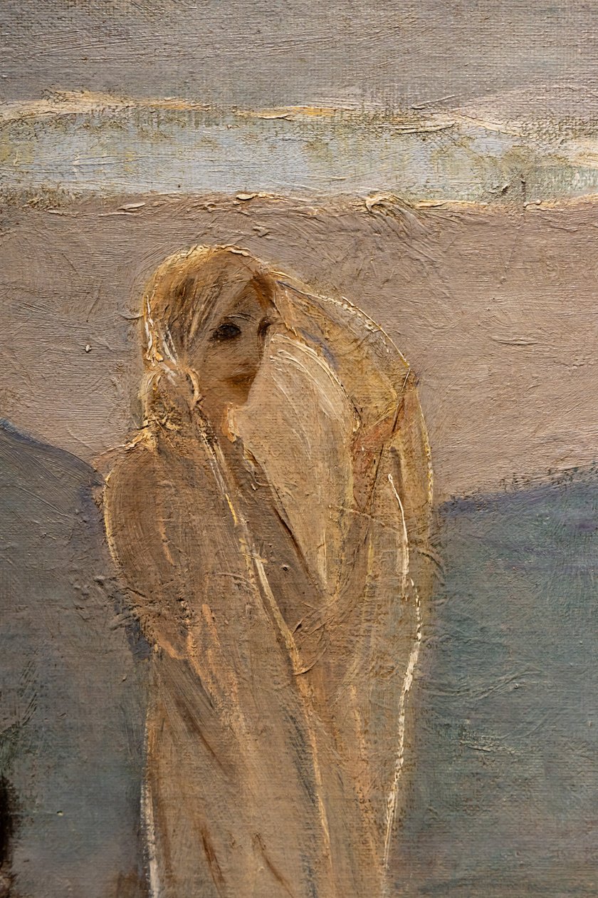 Dante a Beatrice od Giulio Aristide Sartorio