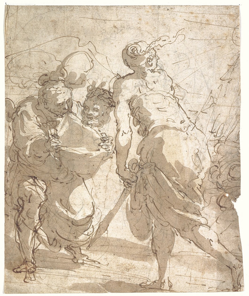 Judith s hlavou Holoferna od Giulio Benso