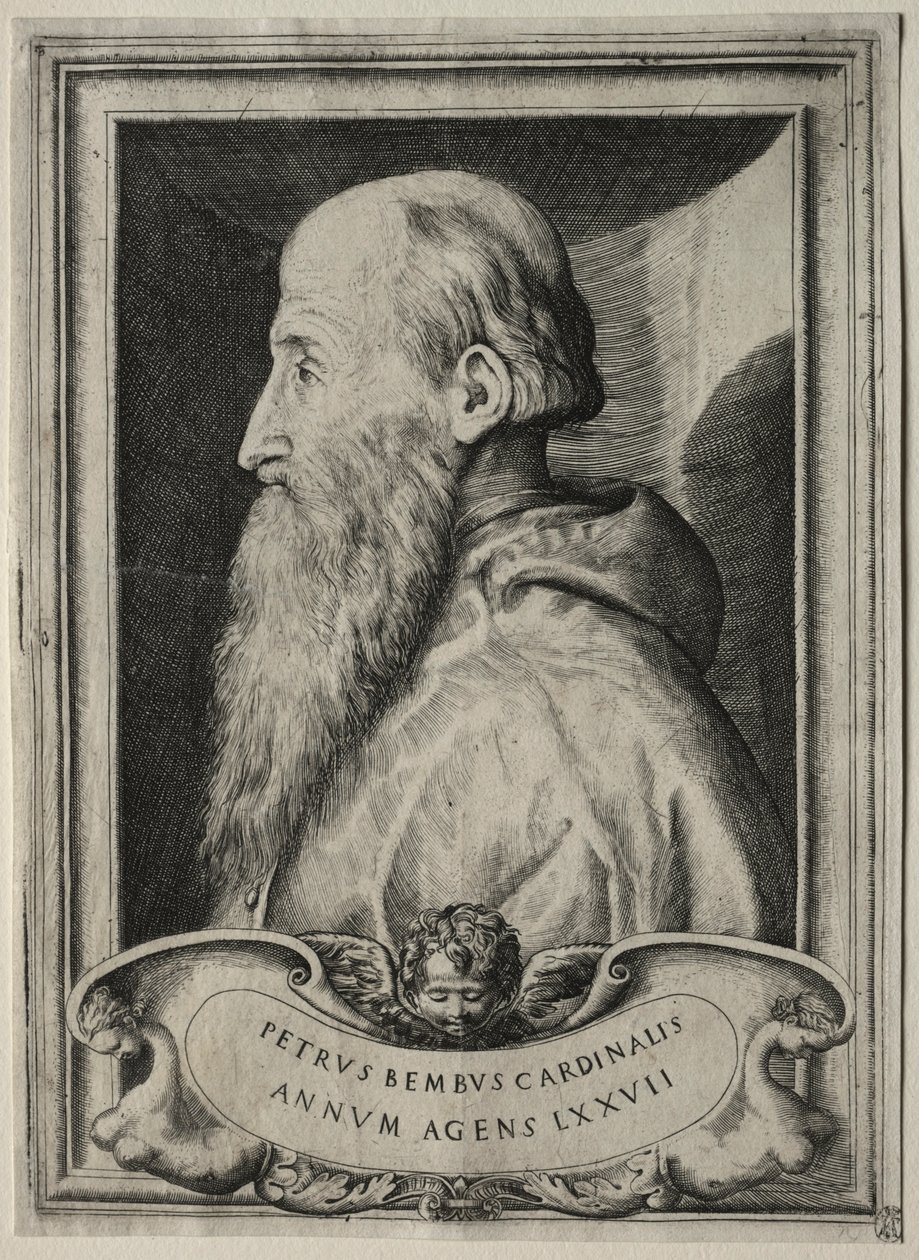 Portrét kardinála Pietra Bemba, 1547. od Giulio Bonasone