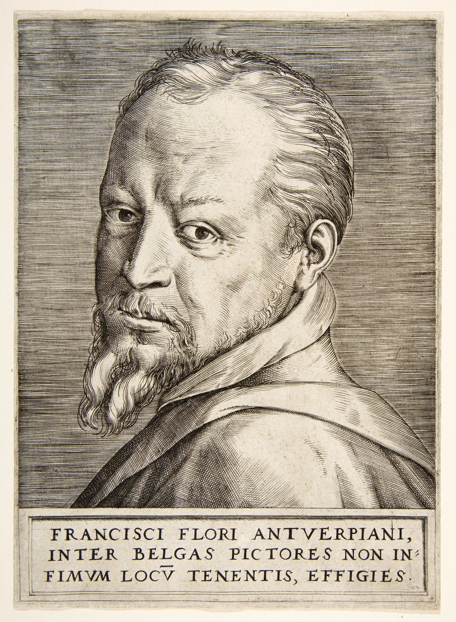 Portrét Franse Florise od Giulio Bonasone