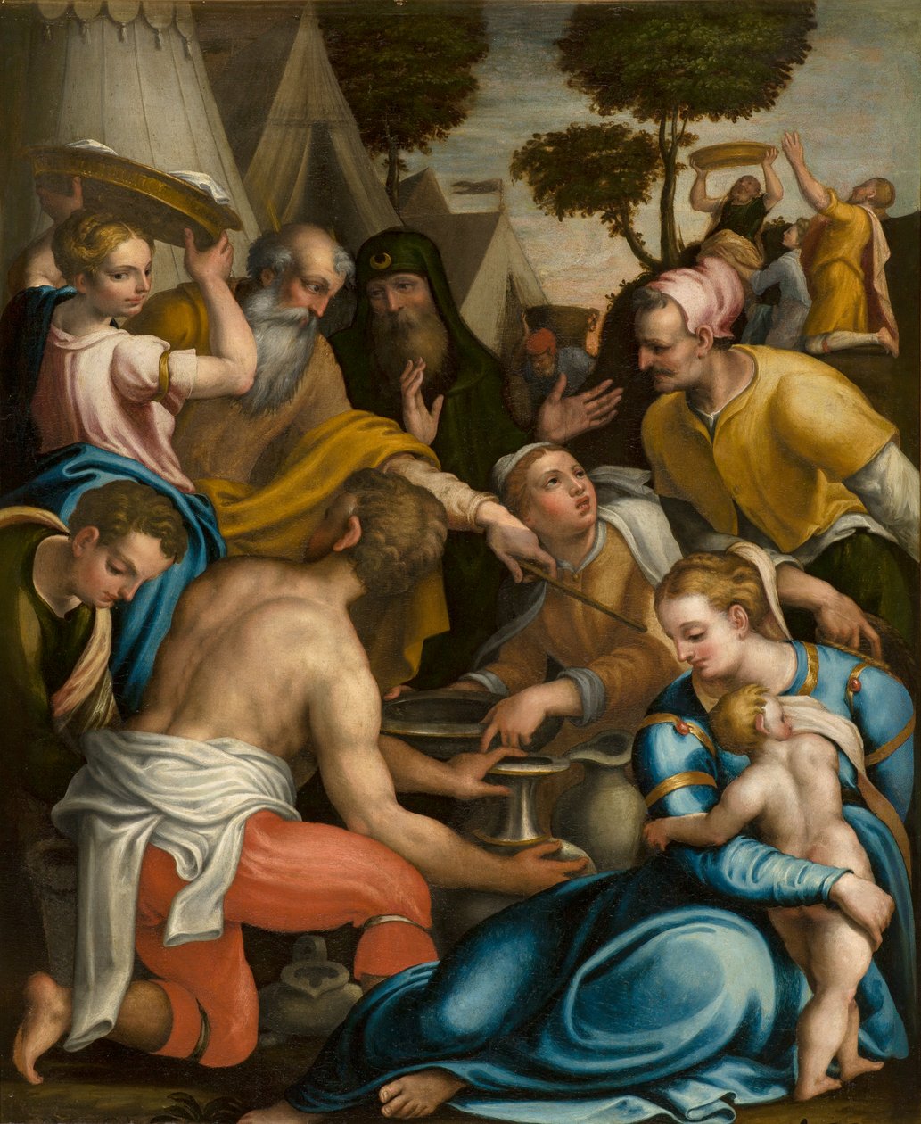 Kaple SS Sacrament, First Span North Side, Giulio Campi, Collection of Manna od Giulio Campi
