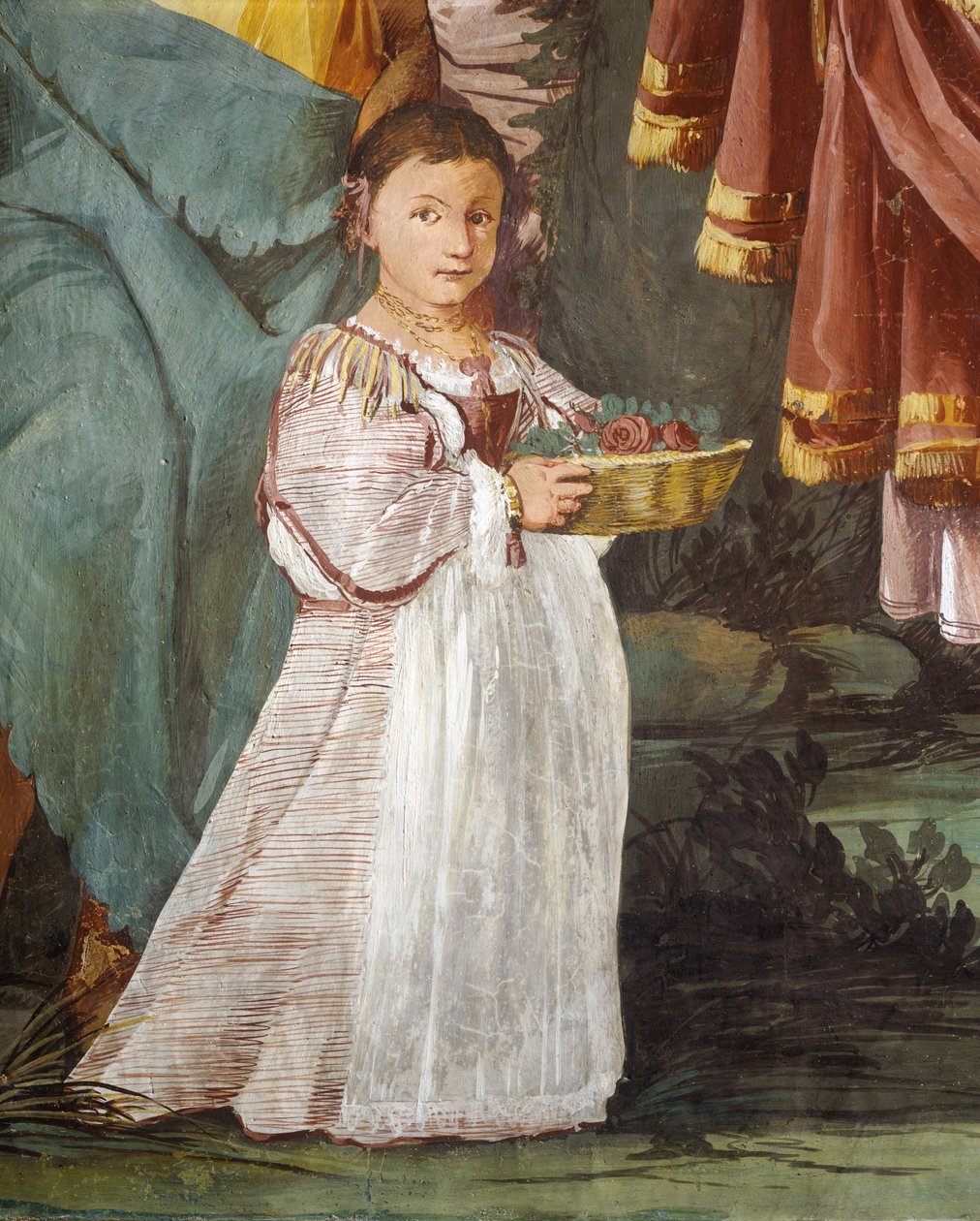 Korunovace nymfy Amaryllis, vítězka soutěže v líbání Giulia Carpioniho od Giulio Carpioni