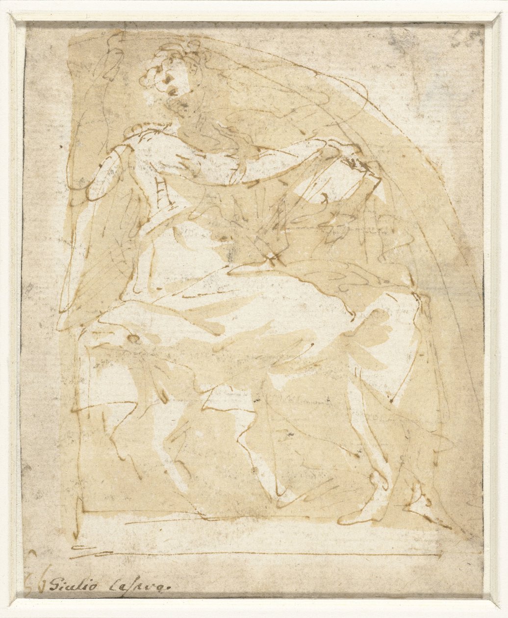 Anděl s knihou od Giulio Cesare Procaccini