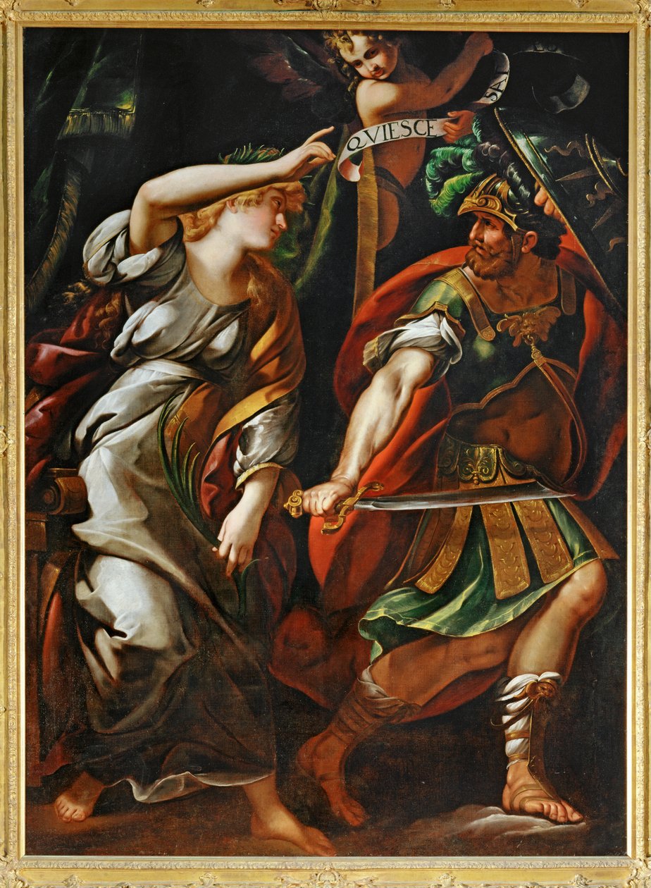 La paix chassant la guerre - Mír zahání válku... od Giulio Cesare Procaccini