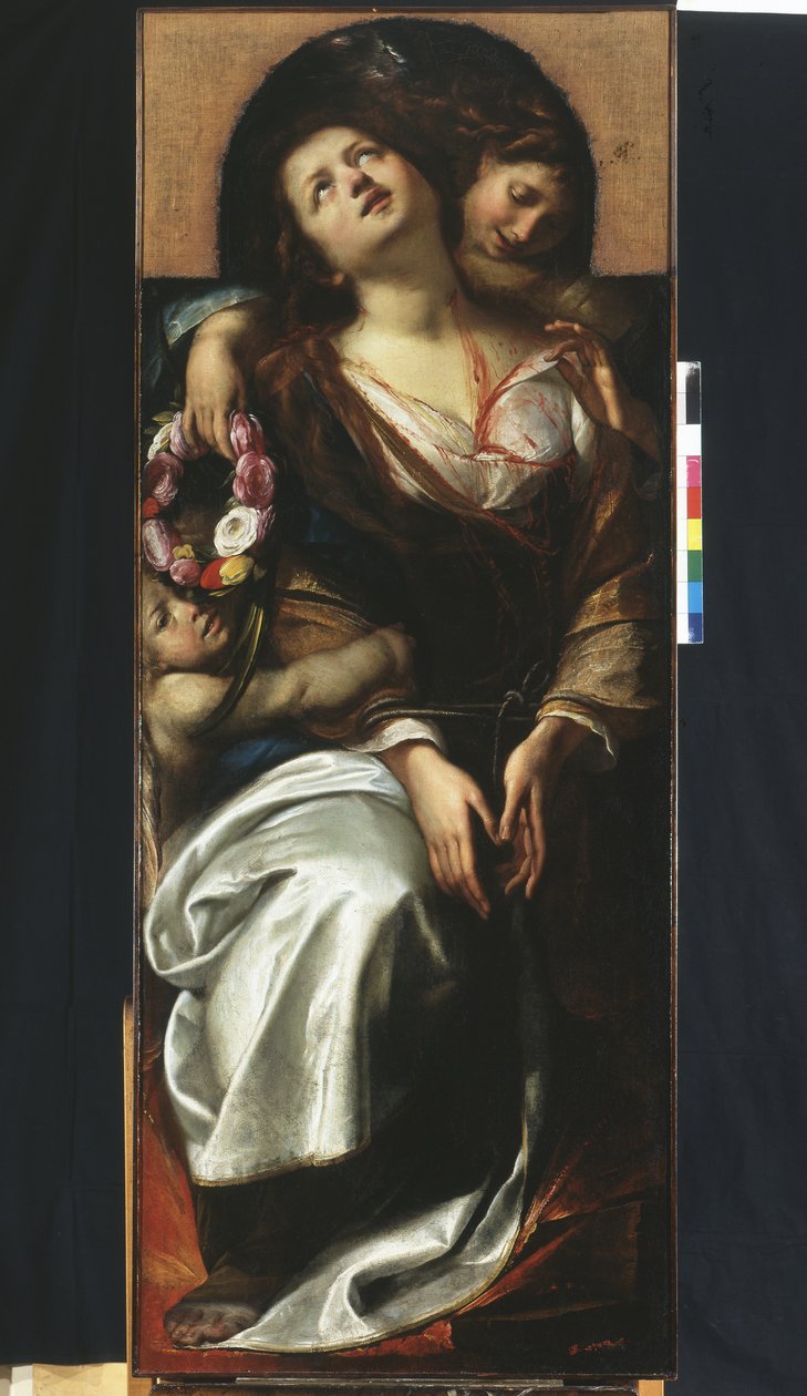 Svatá Cecílie se dvěma anděly od Giulio Cesare Procaccini
