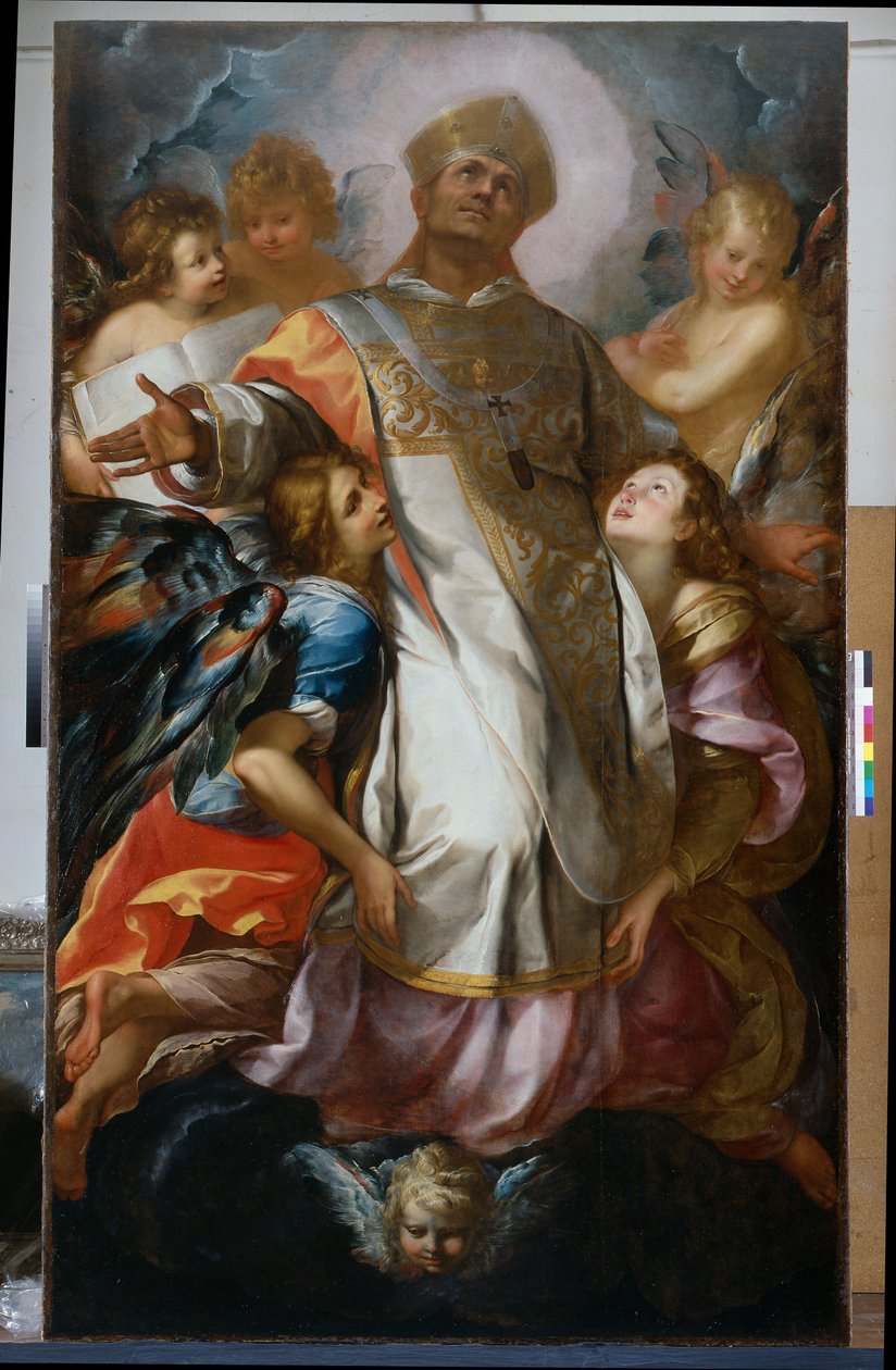 Svatý Karel ve slávě od Giulio Cesare Procaccini
