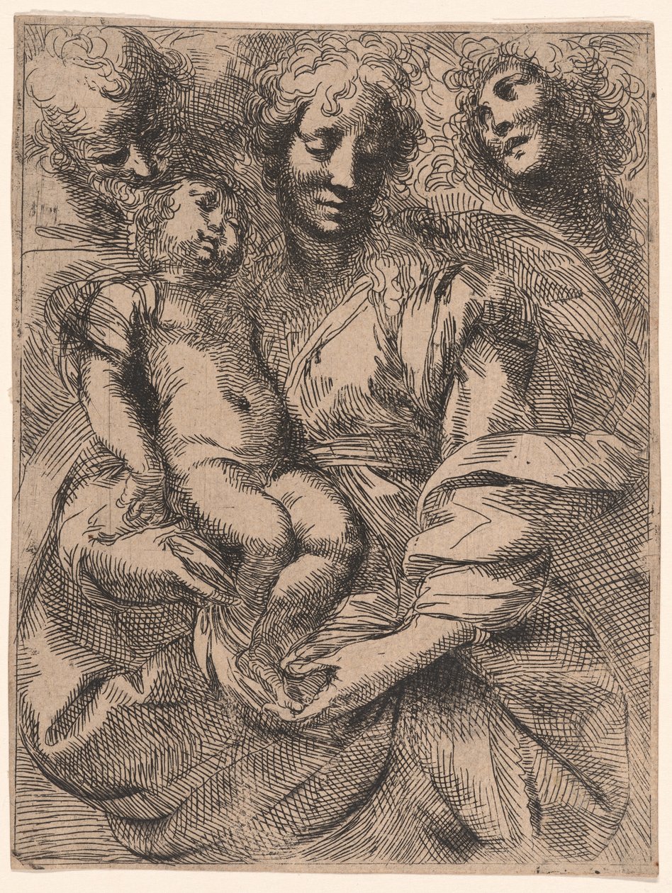 Svatá rodina od Giulio Cesare Procaccini