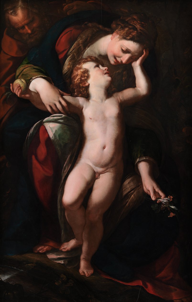 Svatá rodina. Zbytek na útěku do Egypta, 1613-1615 od Giulio Cesare Procaccini