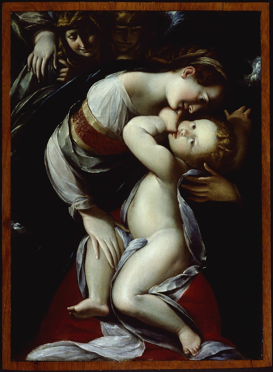 Panna a dítě s anděly, c. 1610. od Giulio Cesare Procaccini