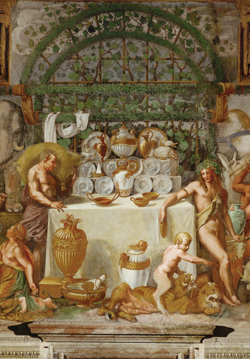 Bacchanalia (čerstvé) od Giulio Romano