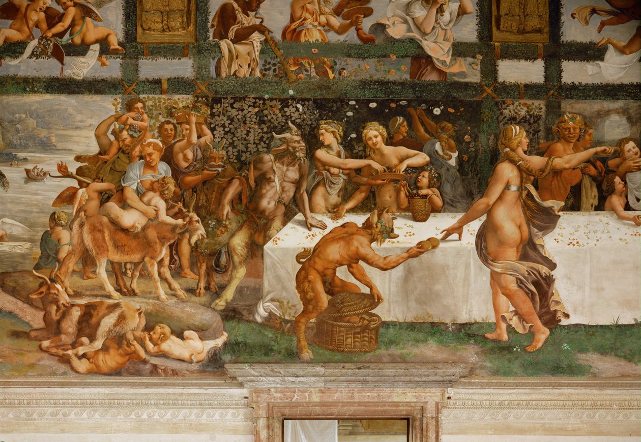 Bacchanalia (čerstvé) od Giulio Romano