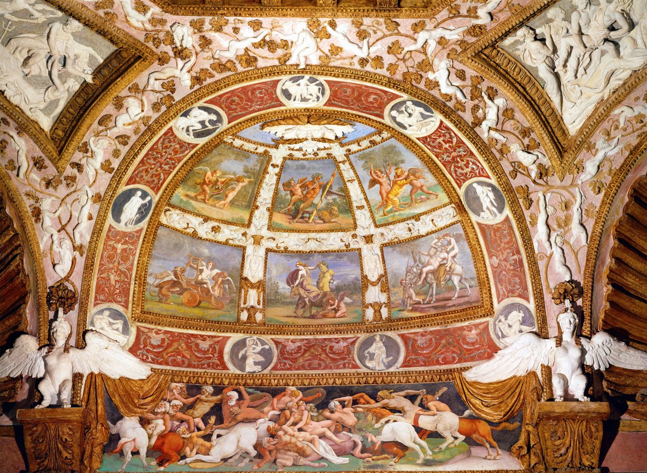 Orlí komora, Palazzo del Te, Mantova, Itálie od Giulio Romano